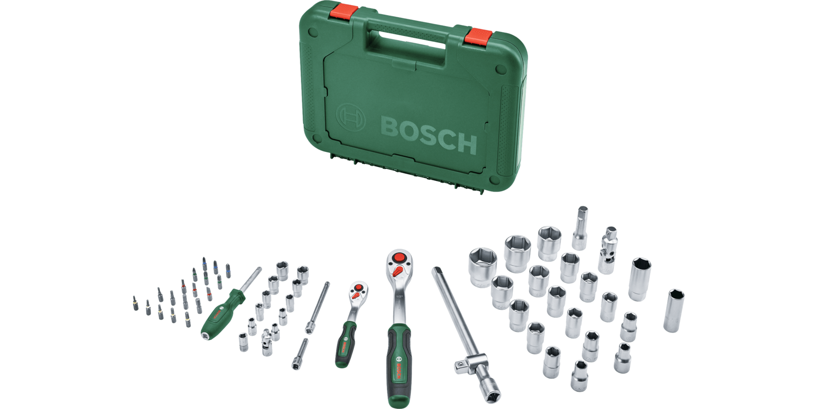 1/4" + 1/2" Ratchet Set