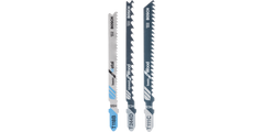3-piece jigsaw blade set T-shank