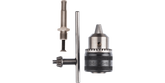 Keyed chuck with SDS plus adapter