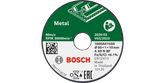 Straight cutting disc for stainless steel application.