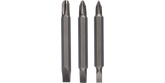 Double Ended Screwdriver Bit Set 3 Pieces (PH, S)
