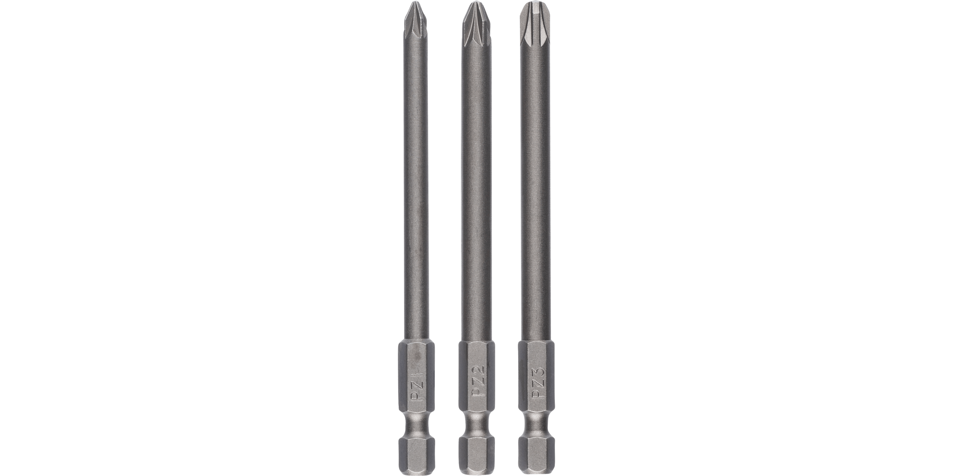 Double Ended Screwdriver Bit Set 3 Pieces (PZ)