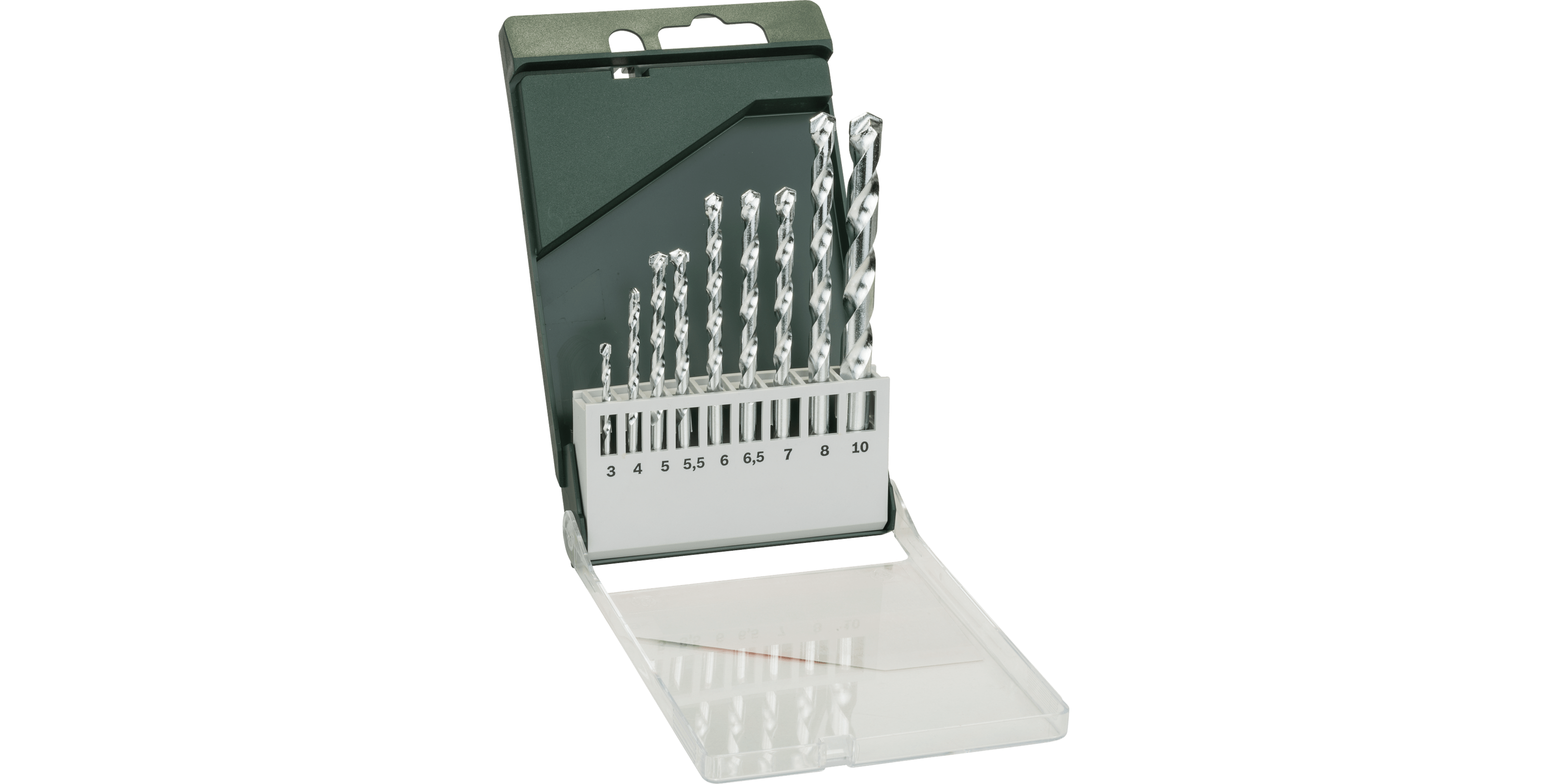 Masonry Drill Bit manufactured to ISO 5468 Set 9 Pieces
