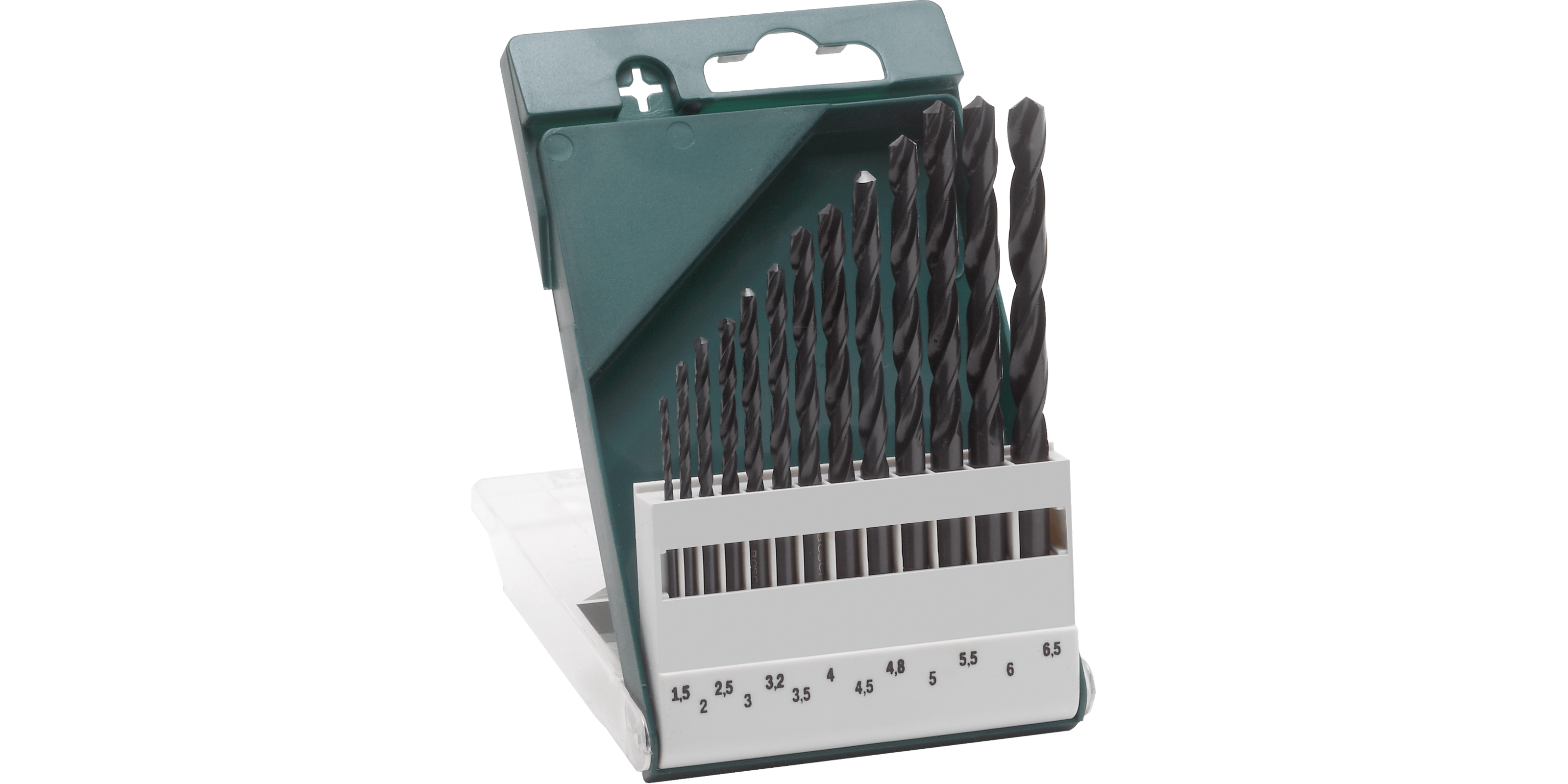 Metal Drill Bit HSS-R, DIN 338 Set 13 Pieces