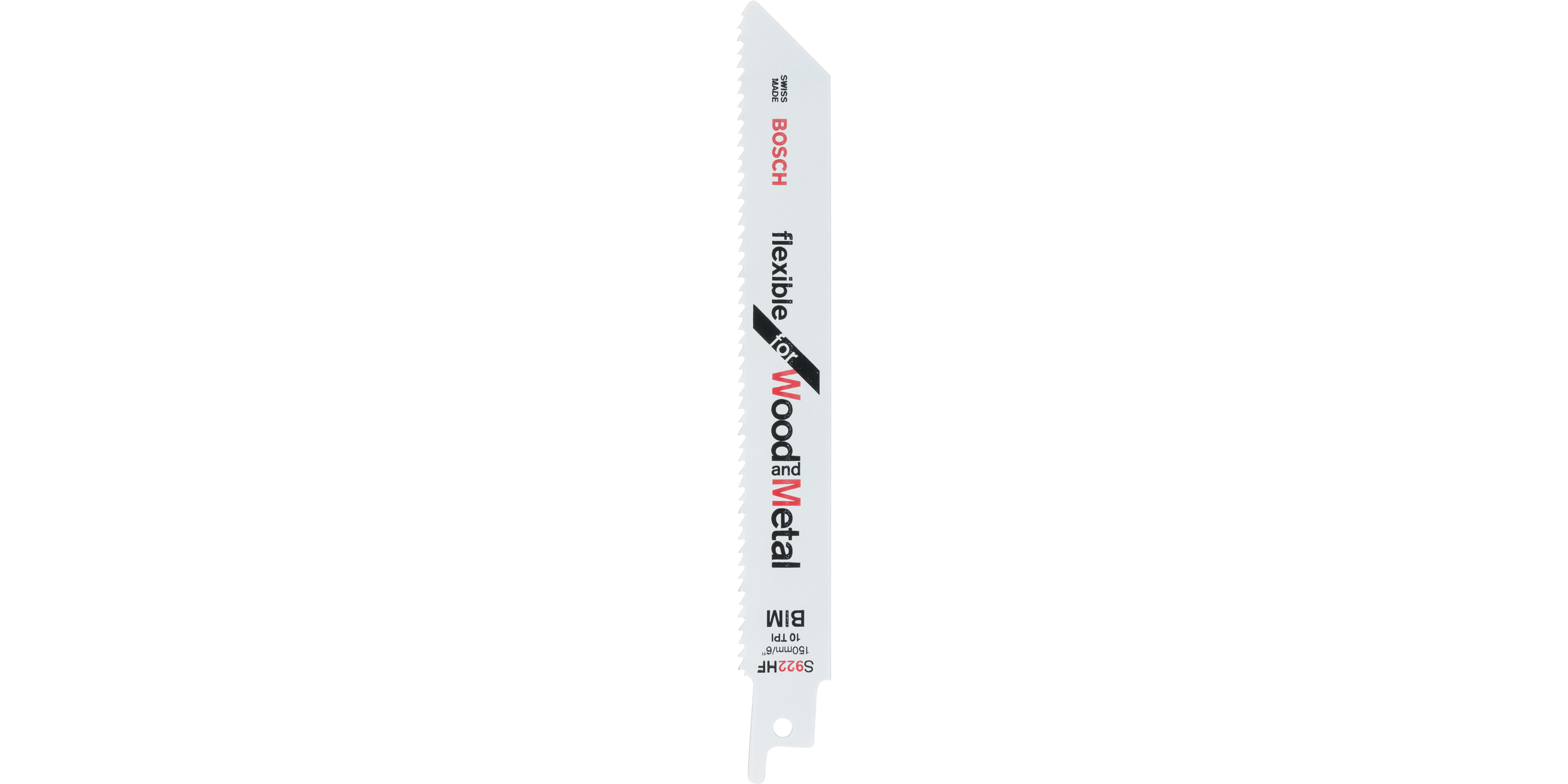 Reciprocating saw blade, bi-metal, S 922 HF