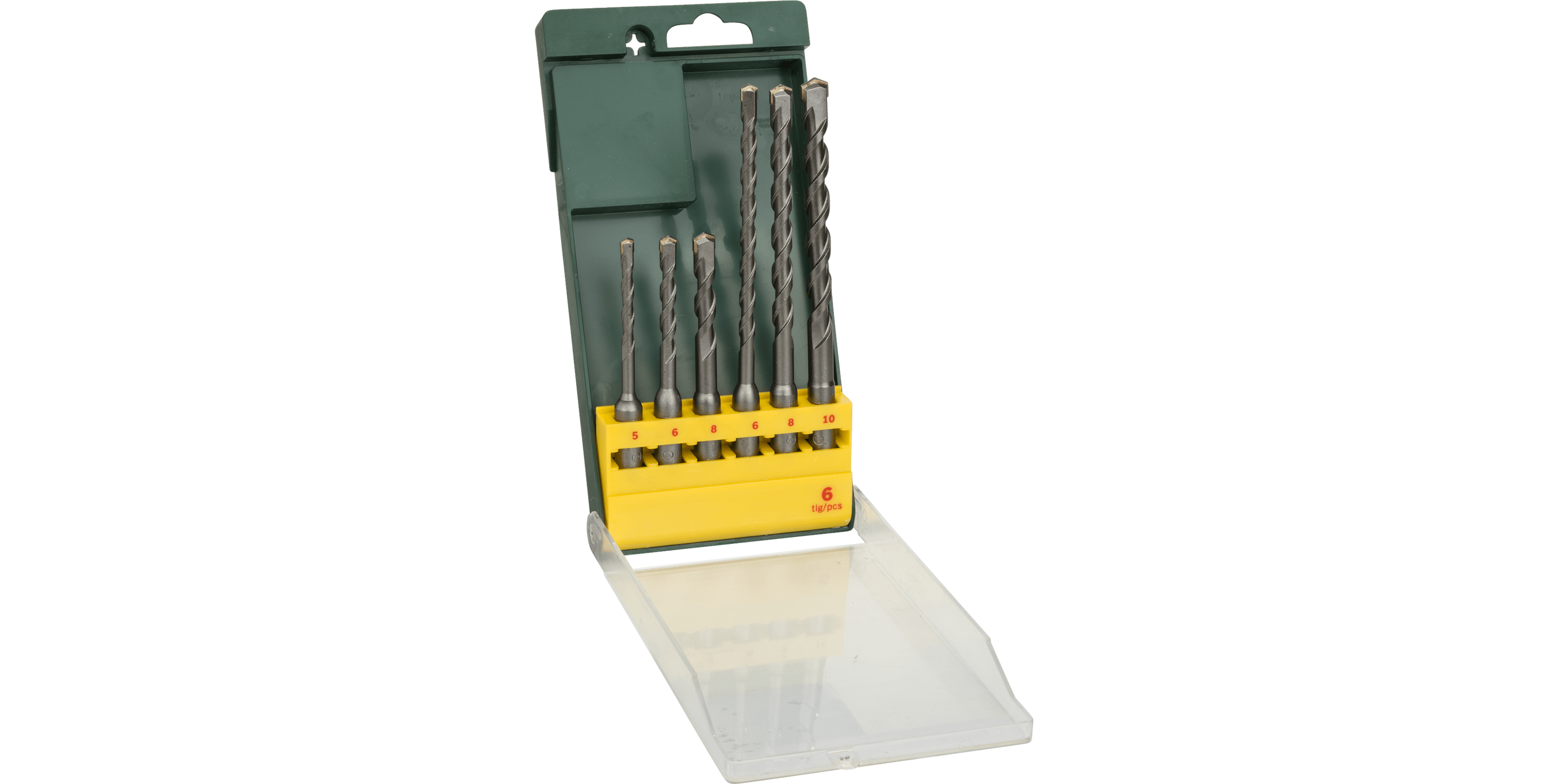 SDS plus Hammer Drill Bit Set 6 Pieces
