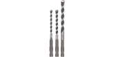 SDS quick Multi-Purpose Drill Bit Set 3 Pieces
