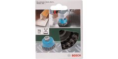 Wire Cup Brush with Crimped Wire brass-coated