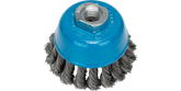 Wire Cup Brush with Crimped Wire brass-coated