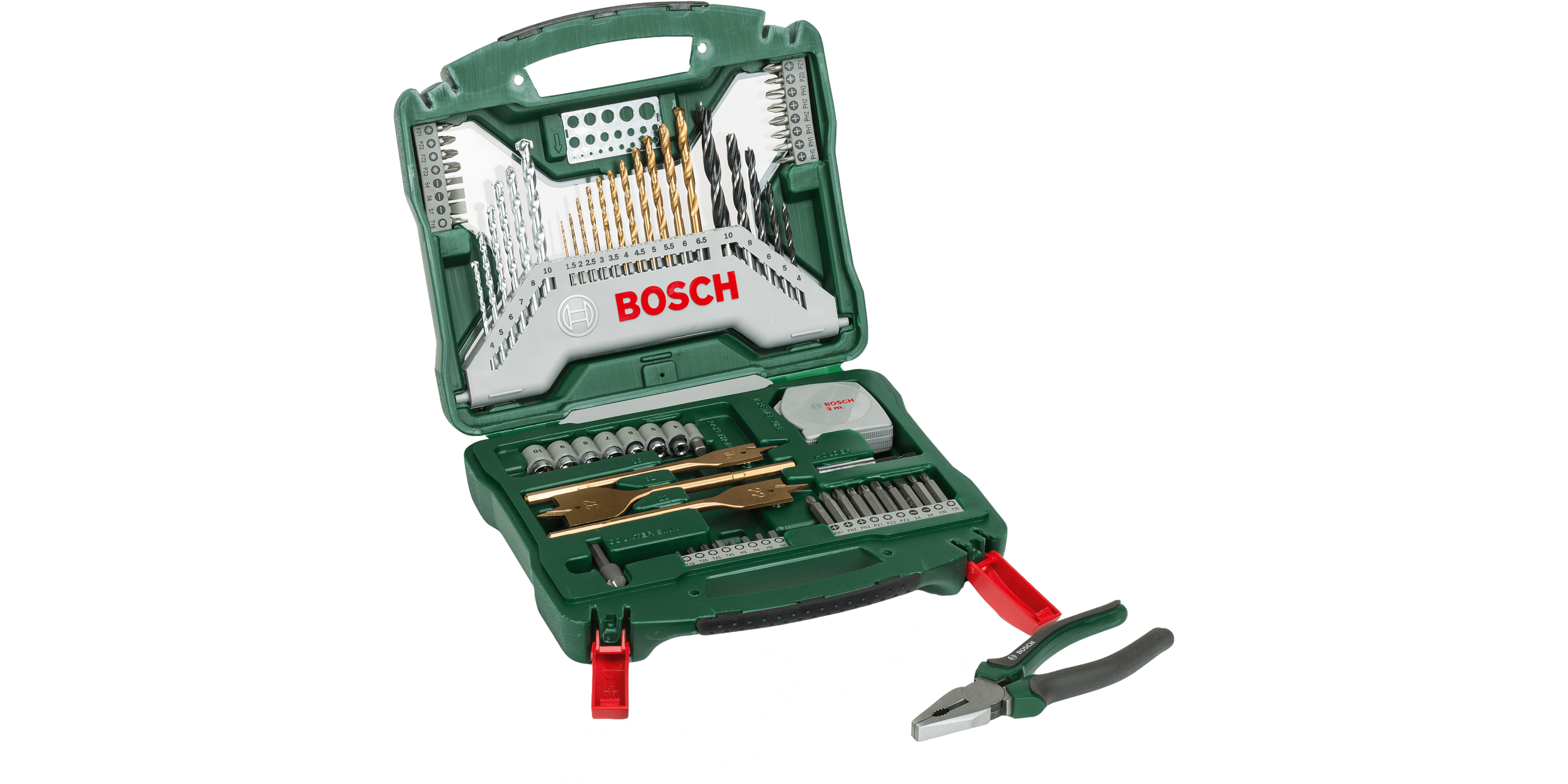 X-Line Accessory Case Pliers Set 70 Pieces