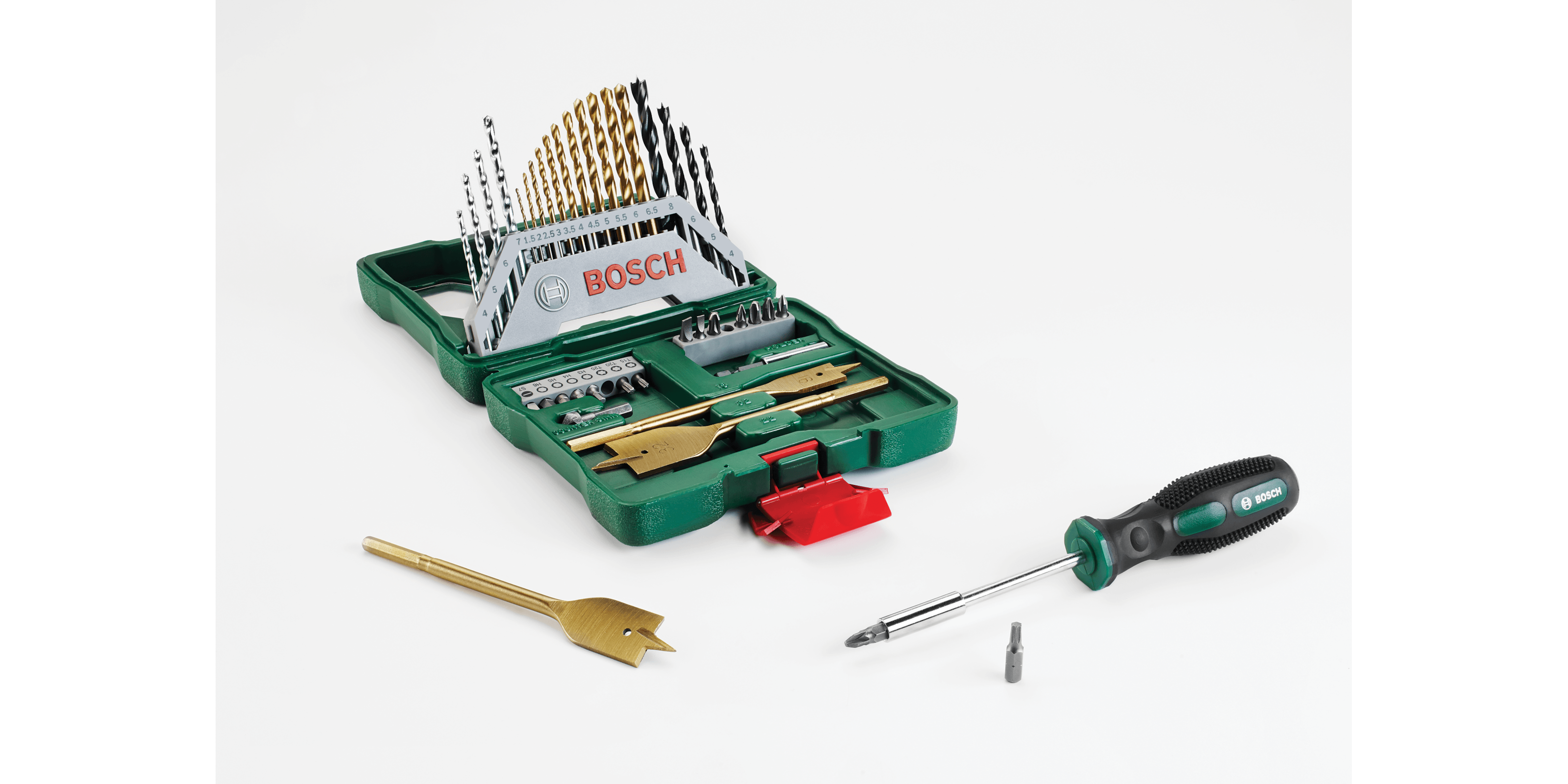 X-Line Drill- and Screwdriver Bit Set TiN-coated 40 pieces
