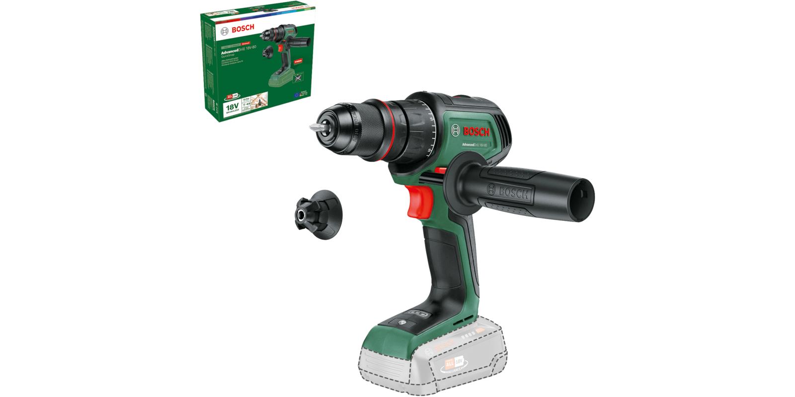 AdvancedDrill 18V-80 QuickSnap