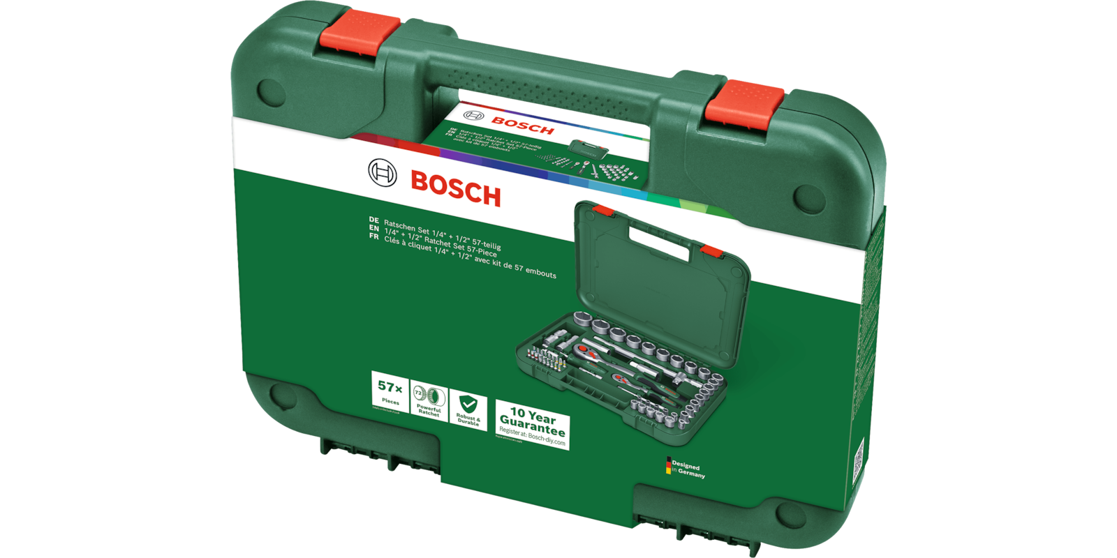 1/4" + 1/2" Ratchet Set