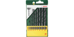 Metal Drill Bit HSS-R, Set 10 Pieces