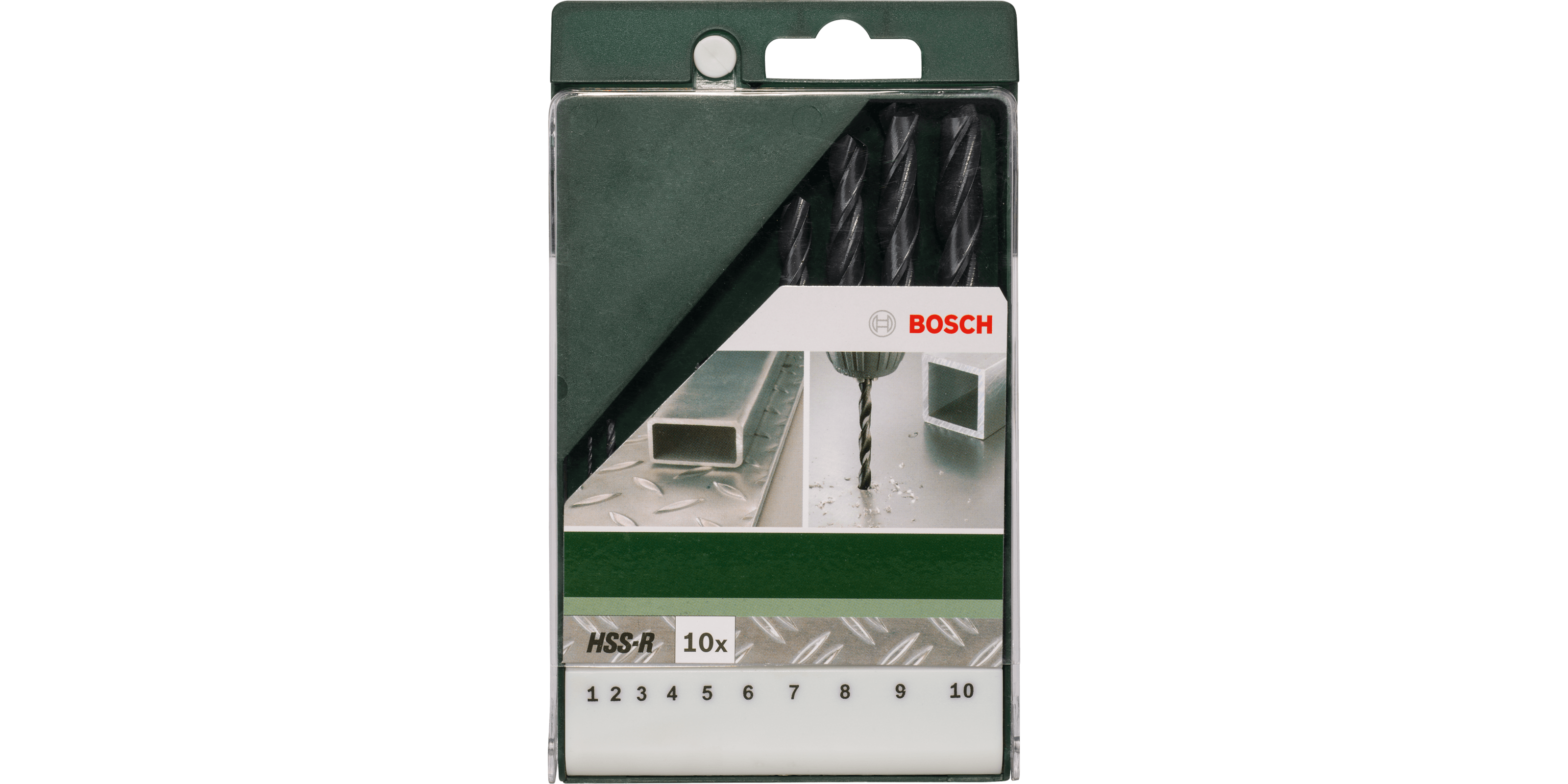 Metal Drill Bit HSS-R, DIN 338 Set 10 Pieces