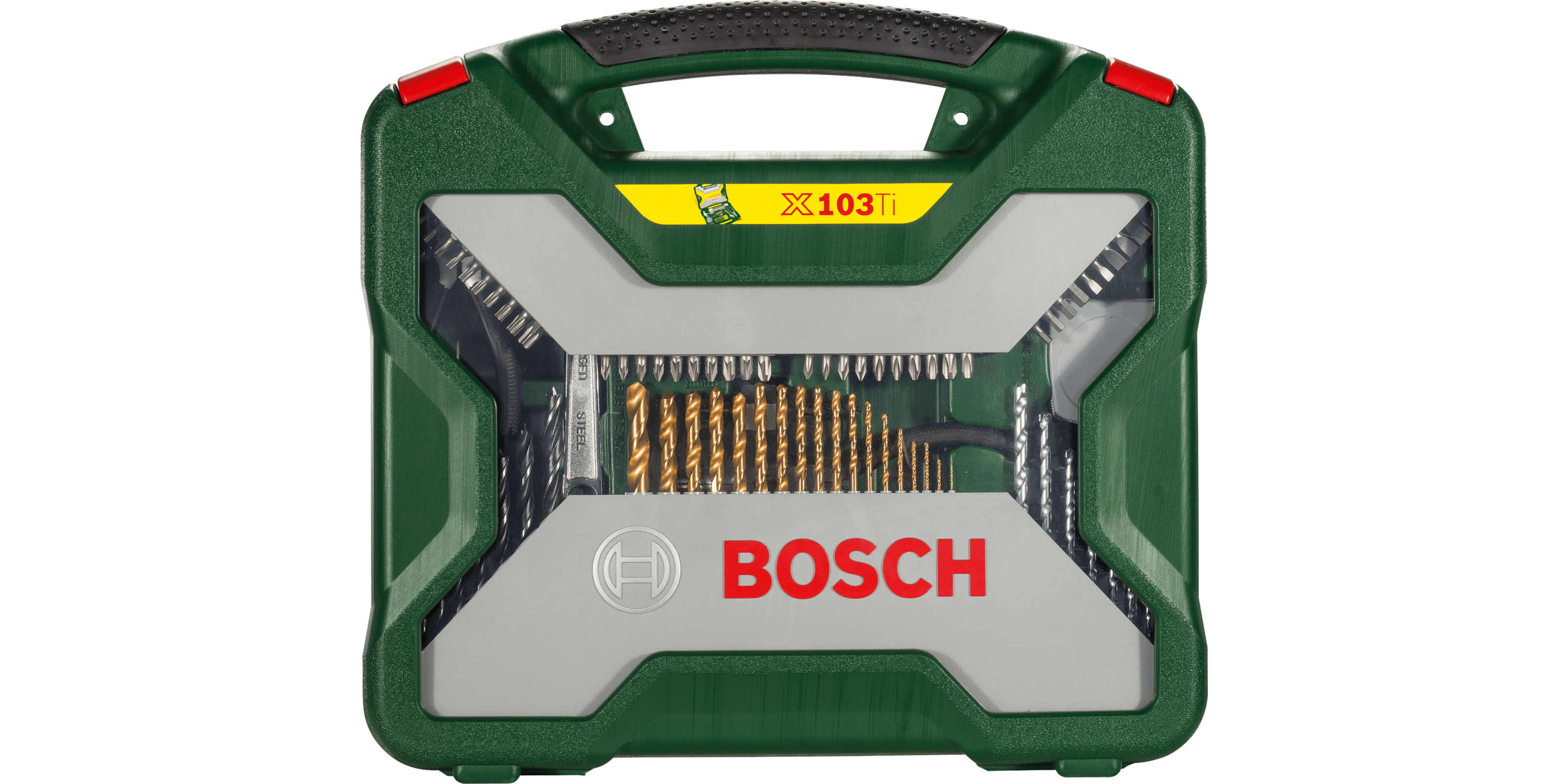 X-Line Drill- and Screwdriver Bit Set TiN-coated 103 pieces