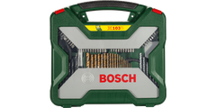 X-Line Drill- and Screwdriver Bit Set TiN-coated 103 pieces