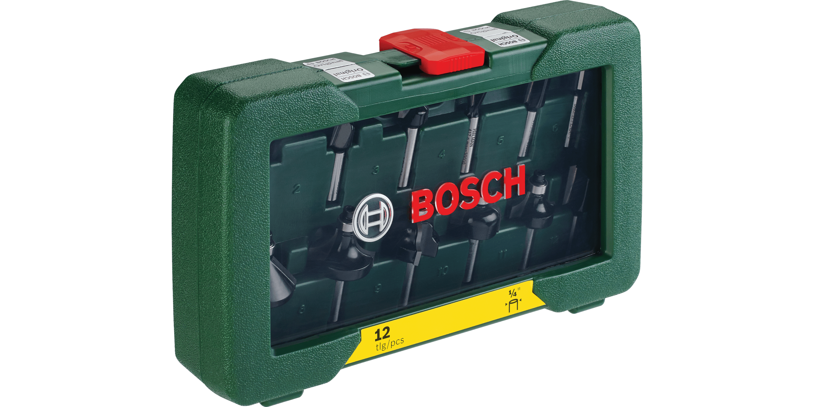 Tungsten-carbide Router Bit Set 12 Pieces