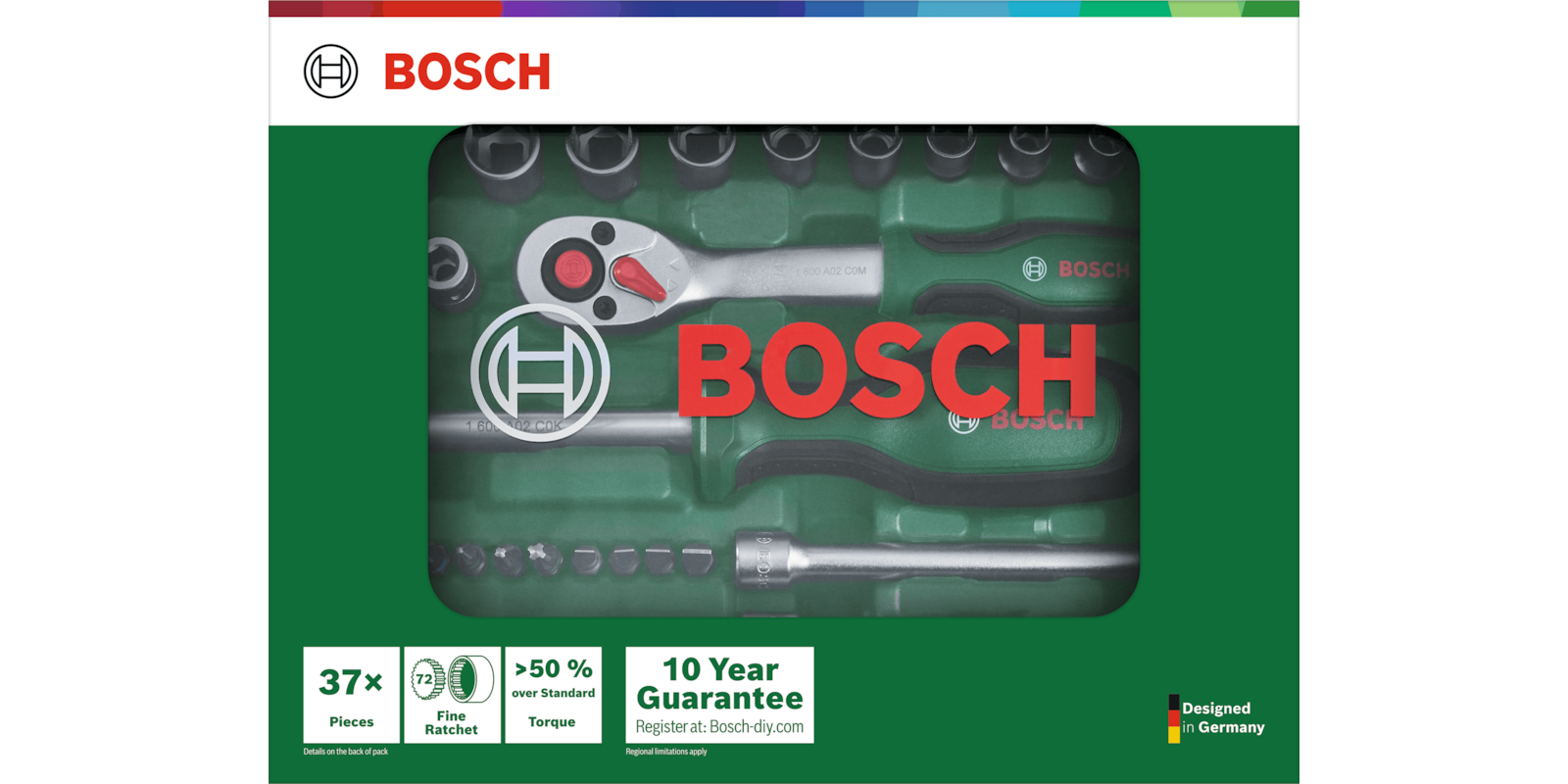 1/4" Ratchet Set 37-Piece