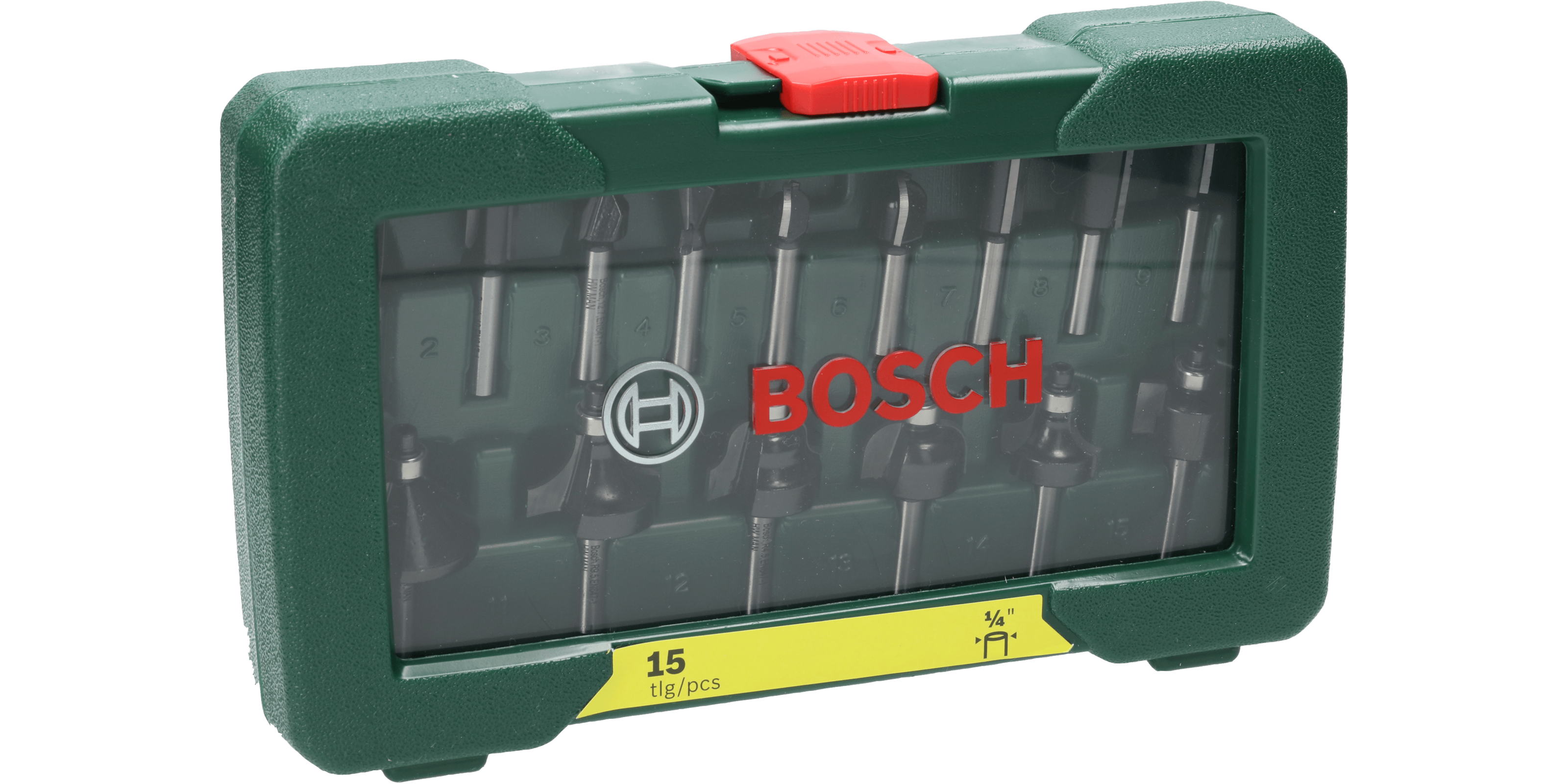 Tungsten-carbide Router Bit Set 15 Pieces