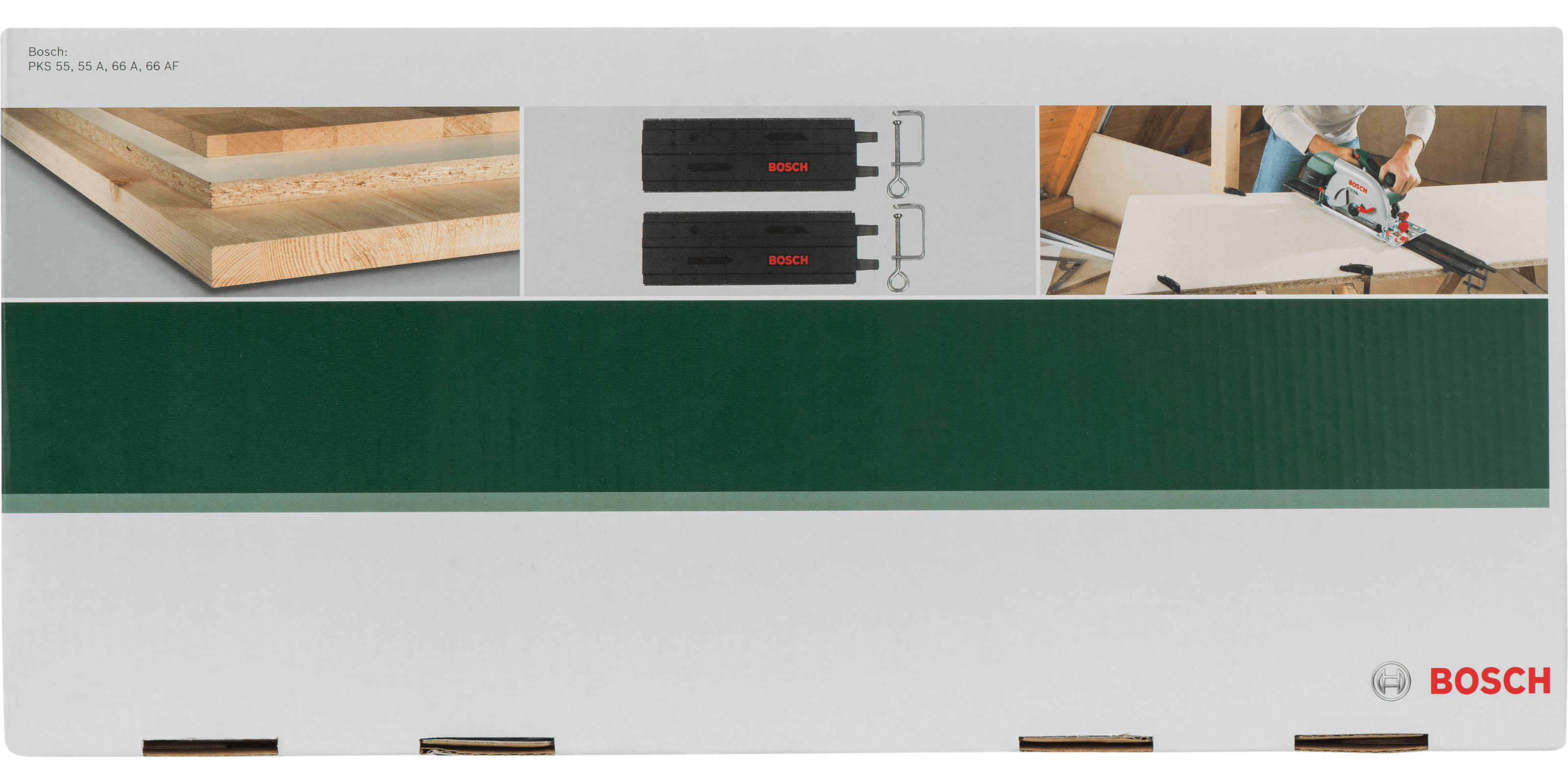 2-piece Guide Rail with G-clamps