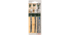 3-piece jigsaw blade set T-shank