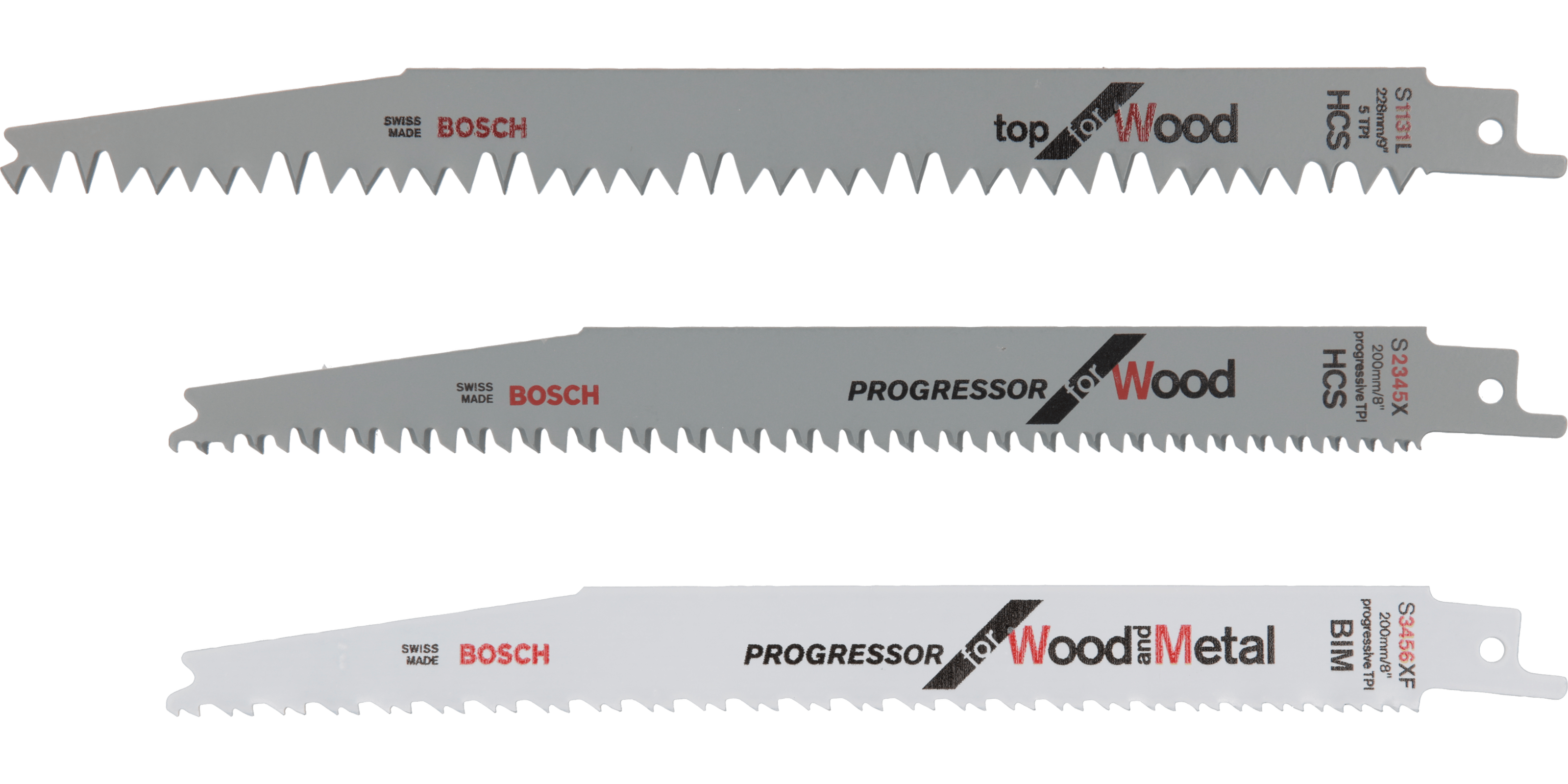 3-piece reciprocating saw blade set