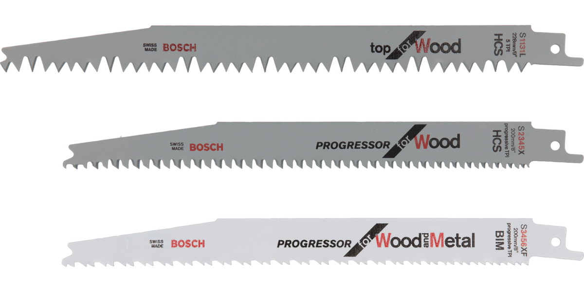 3-piece reciprocating saw blade set