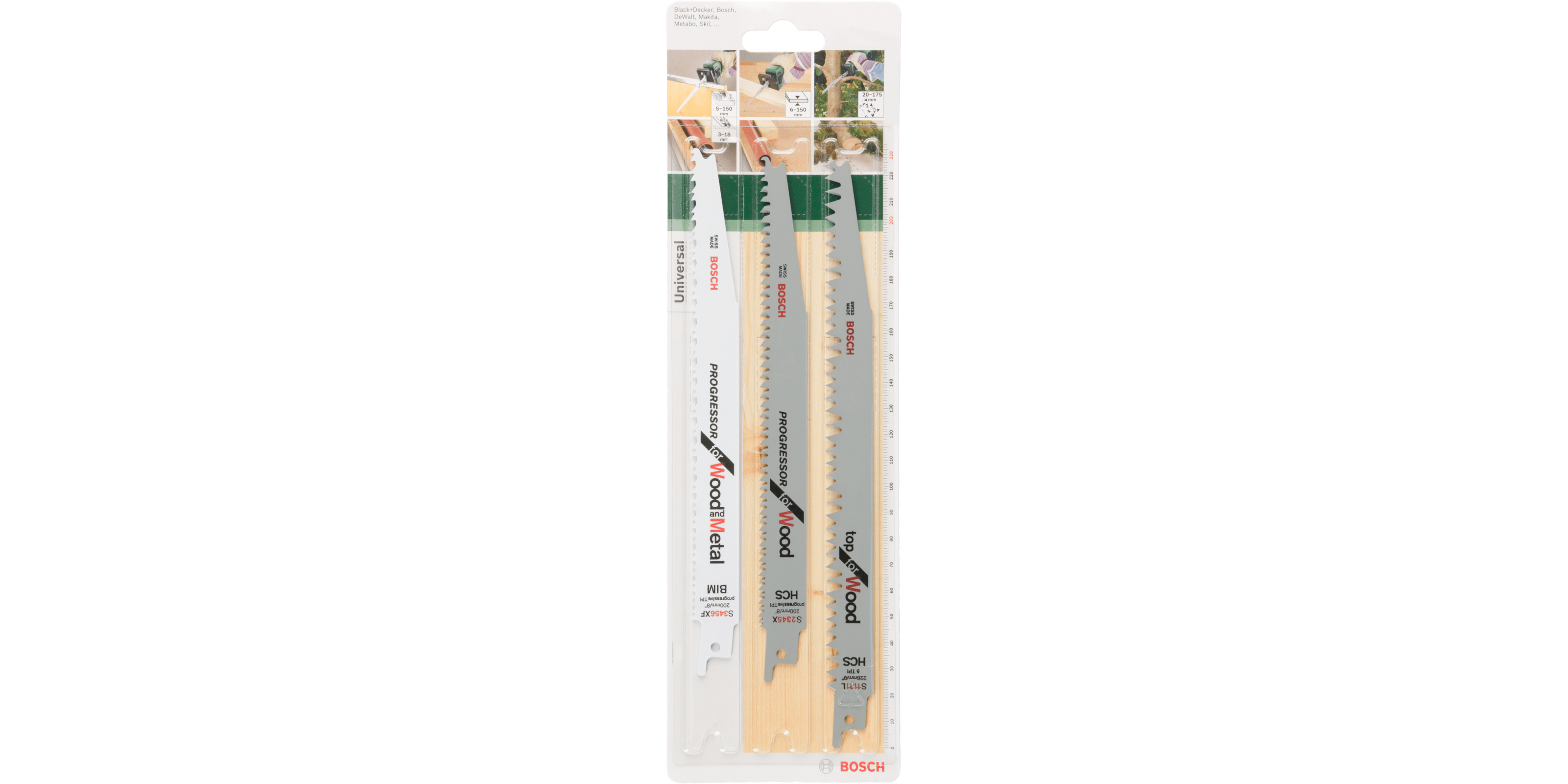 3-piece reciprocating saw blade set