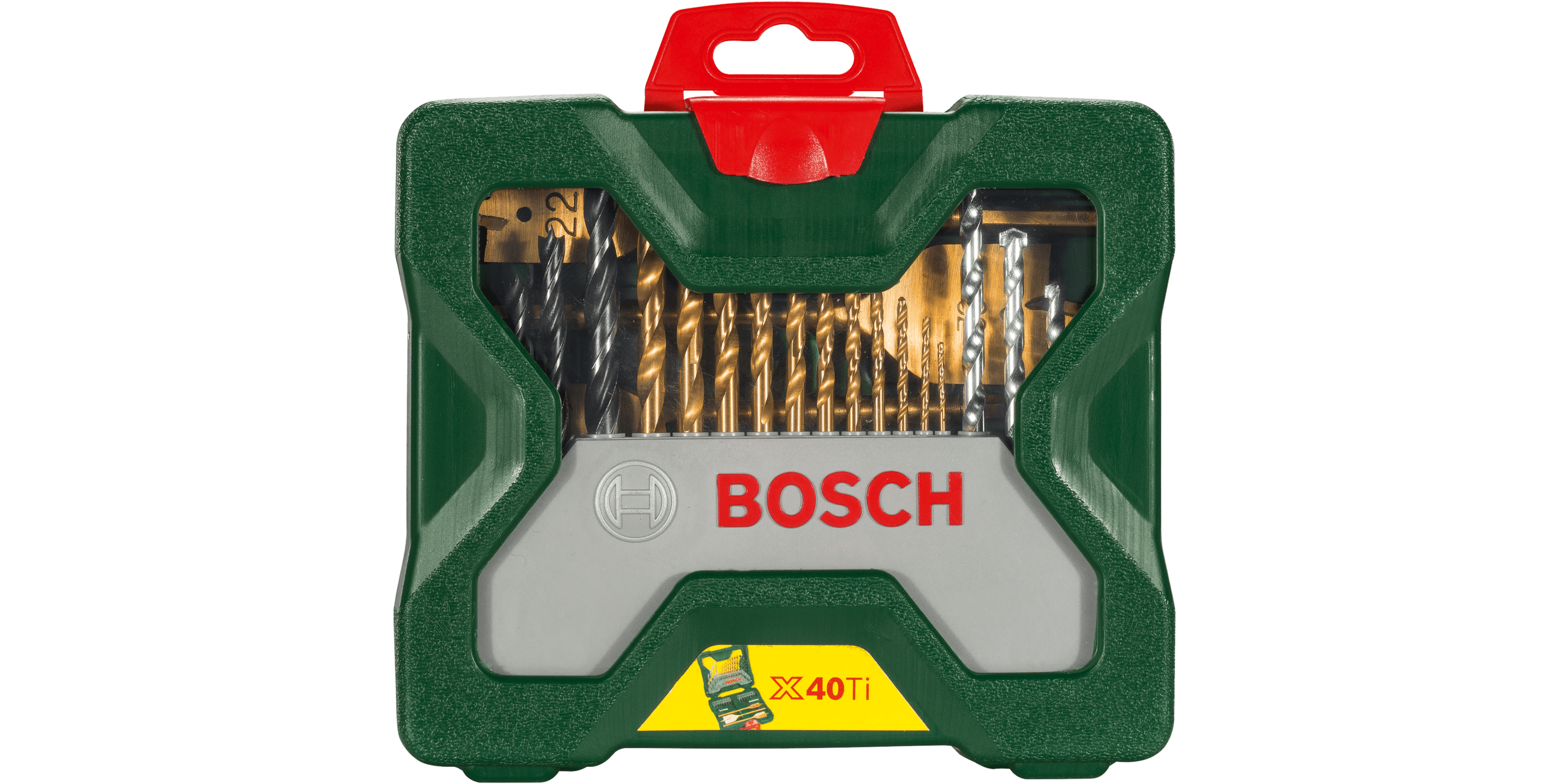 X-Line Drill- and Screwdriver Bit Set TiN-coated 40 pieces