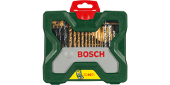 X-Line Drill- and Screwdriver Bit Set TiN-coated 40 pieces