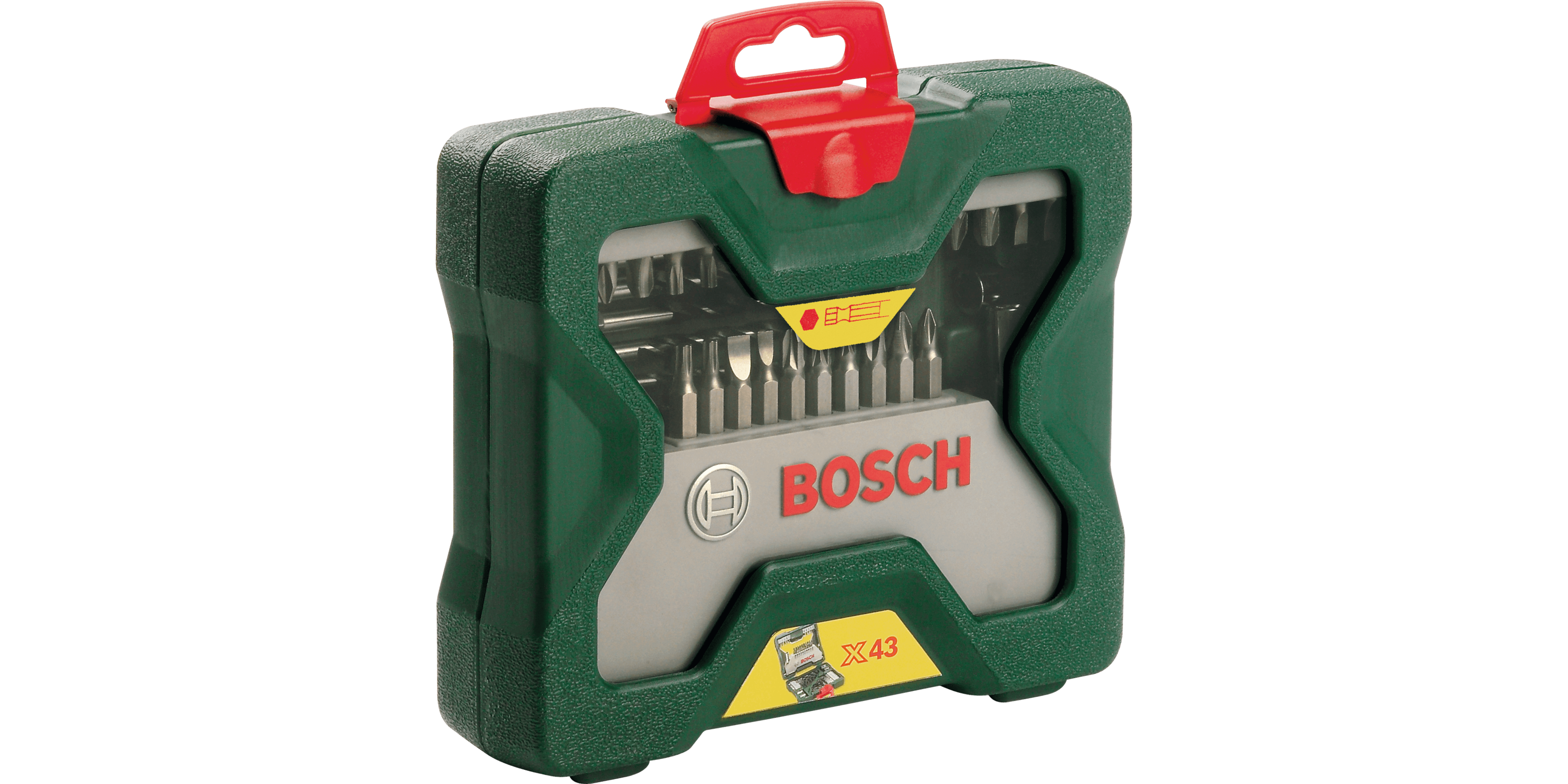Classic X-Line Drill and Screwdriver Bit Set 43 Pieces for HEX Shank