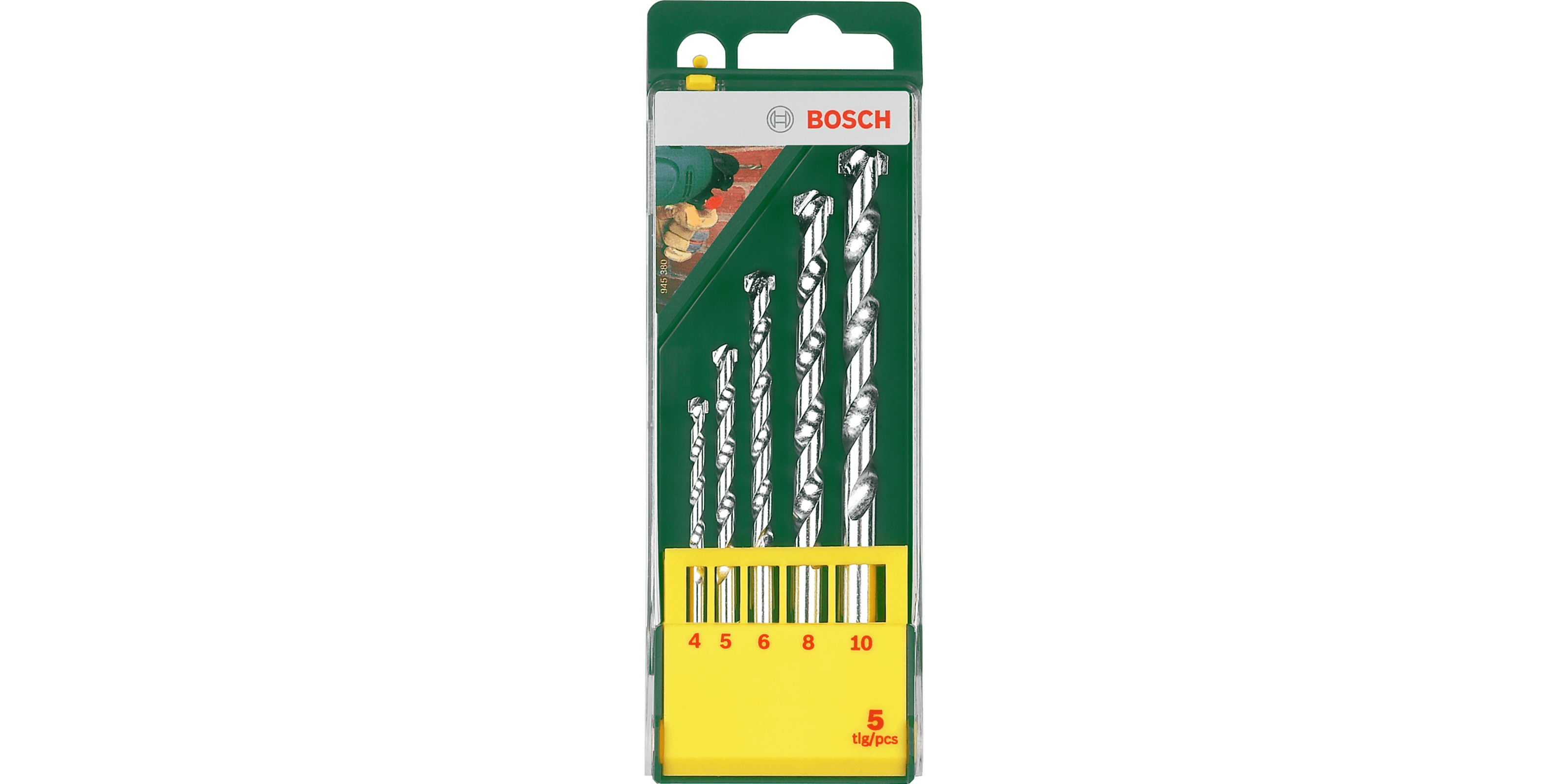 Masonry Drill Bit Set 5 Pieces