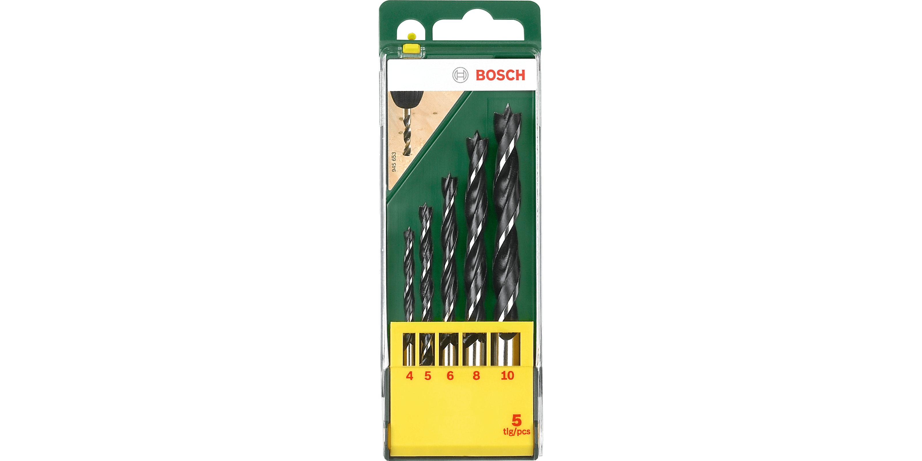 Wood drill bit set 5 Pieces