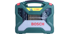 X-Line Drill- and Screwdriver Bit Set TiN-coated 50 pieces