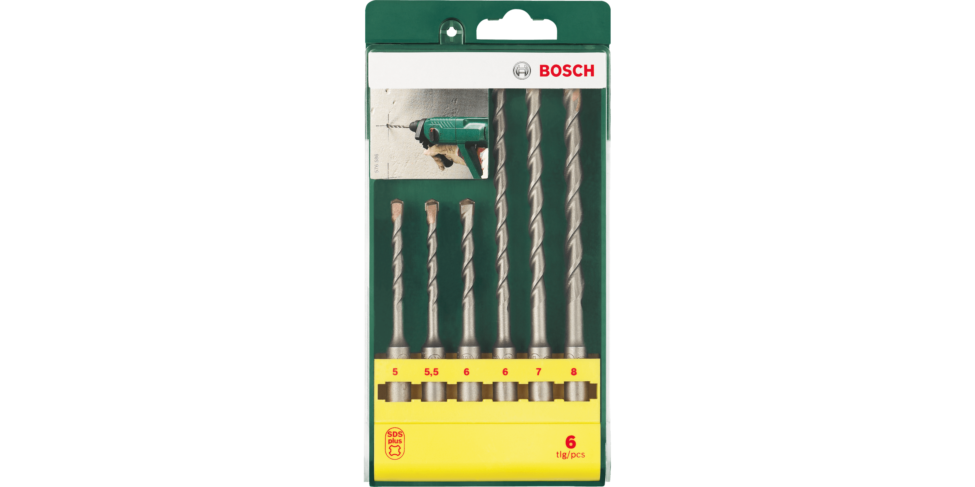 SDS plus Hammer Drill Bit Set 6 Pieces