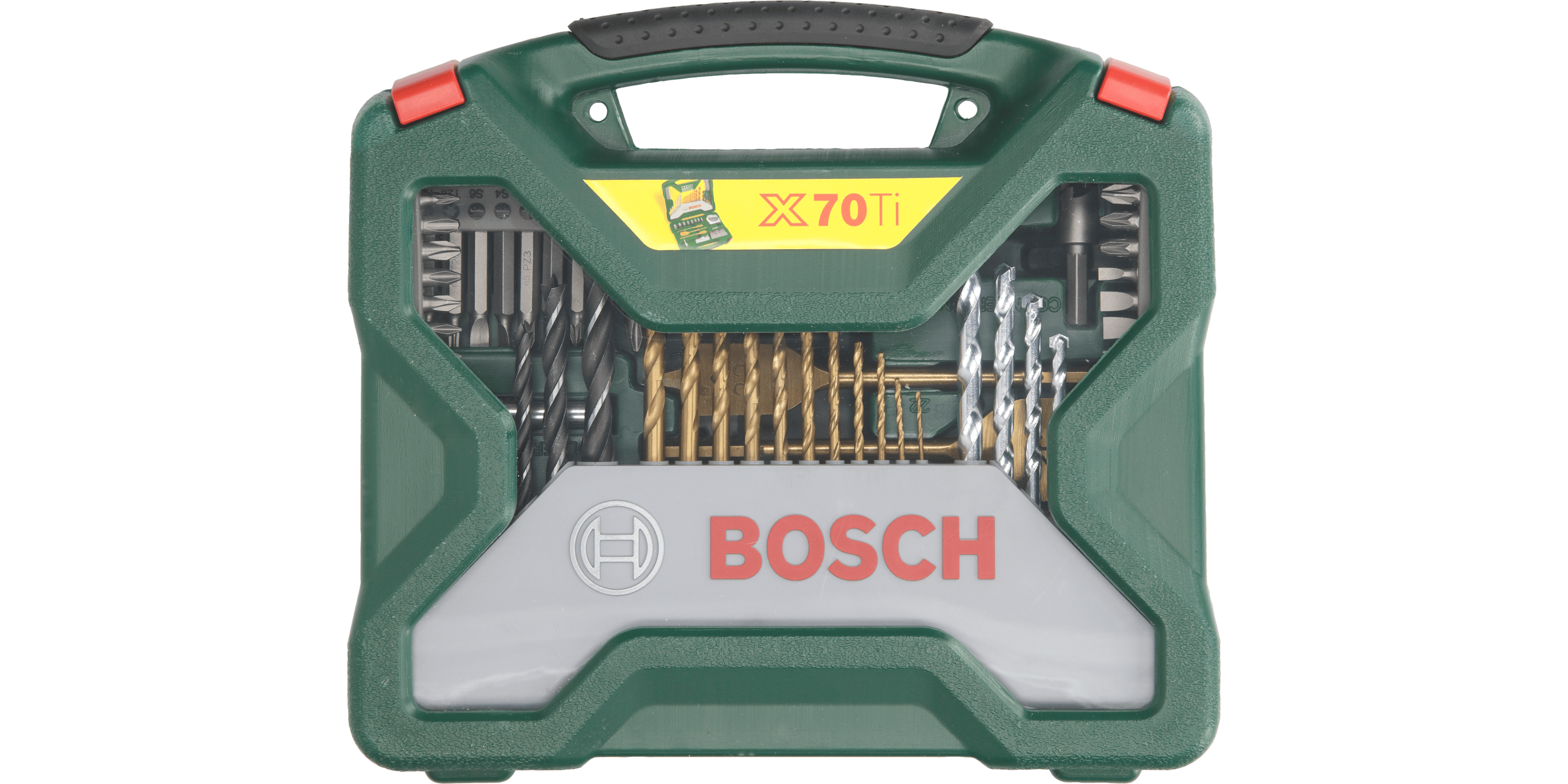X-Line Drill- and Screwdriver Bit Set TiN-coated 70 pieces