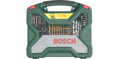 X-Line Drill- and Screwdriver Bit Set TiN-coated 70 pieces