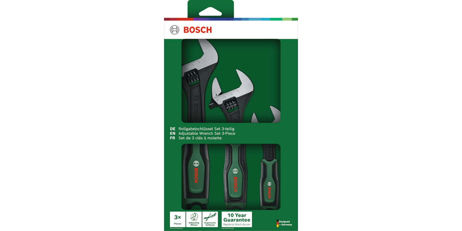Adjustable Wrench Set 3-Piece
