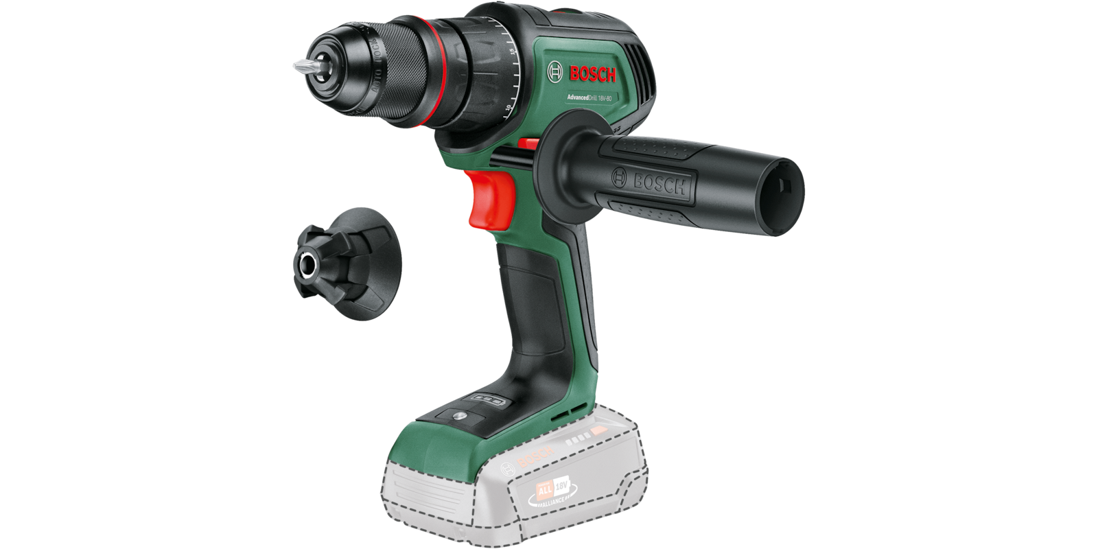 AdvancedDrill 18V-80 QuickSnap