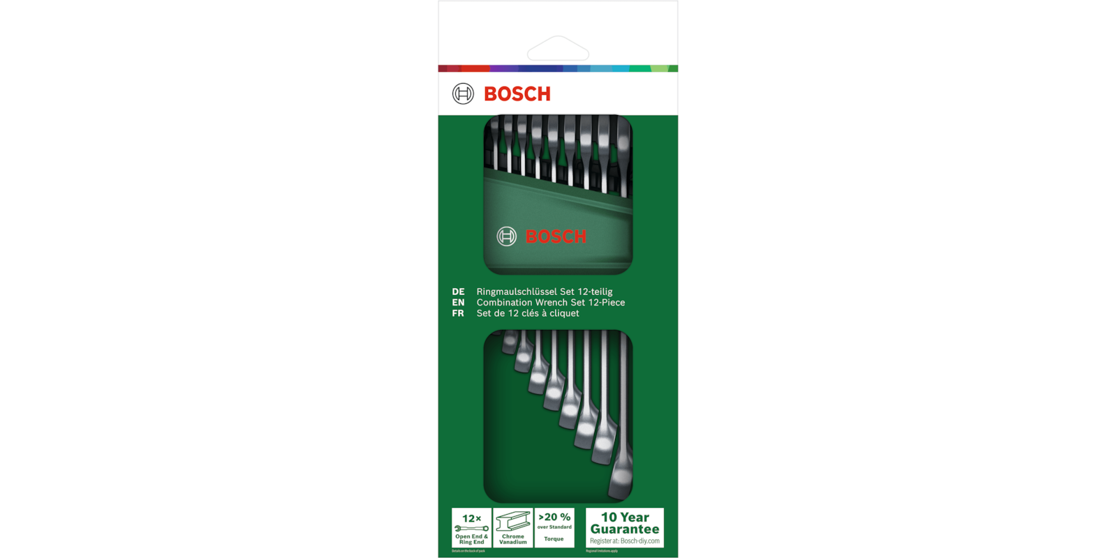 Combination Wrench Set 12-Piece