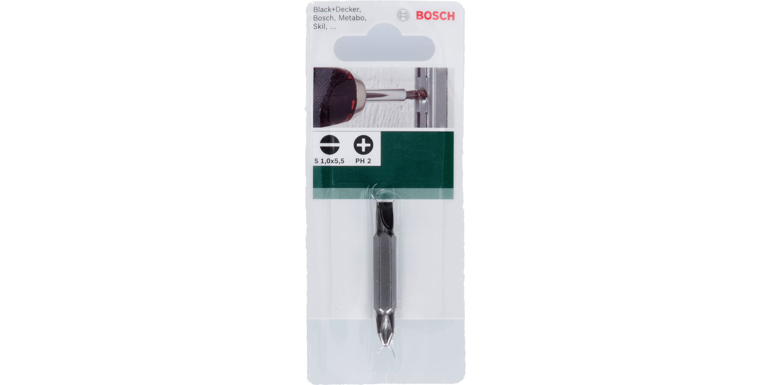 Double Ended Screwdriver Bit (PH, S)