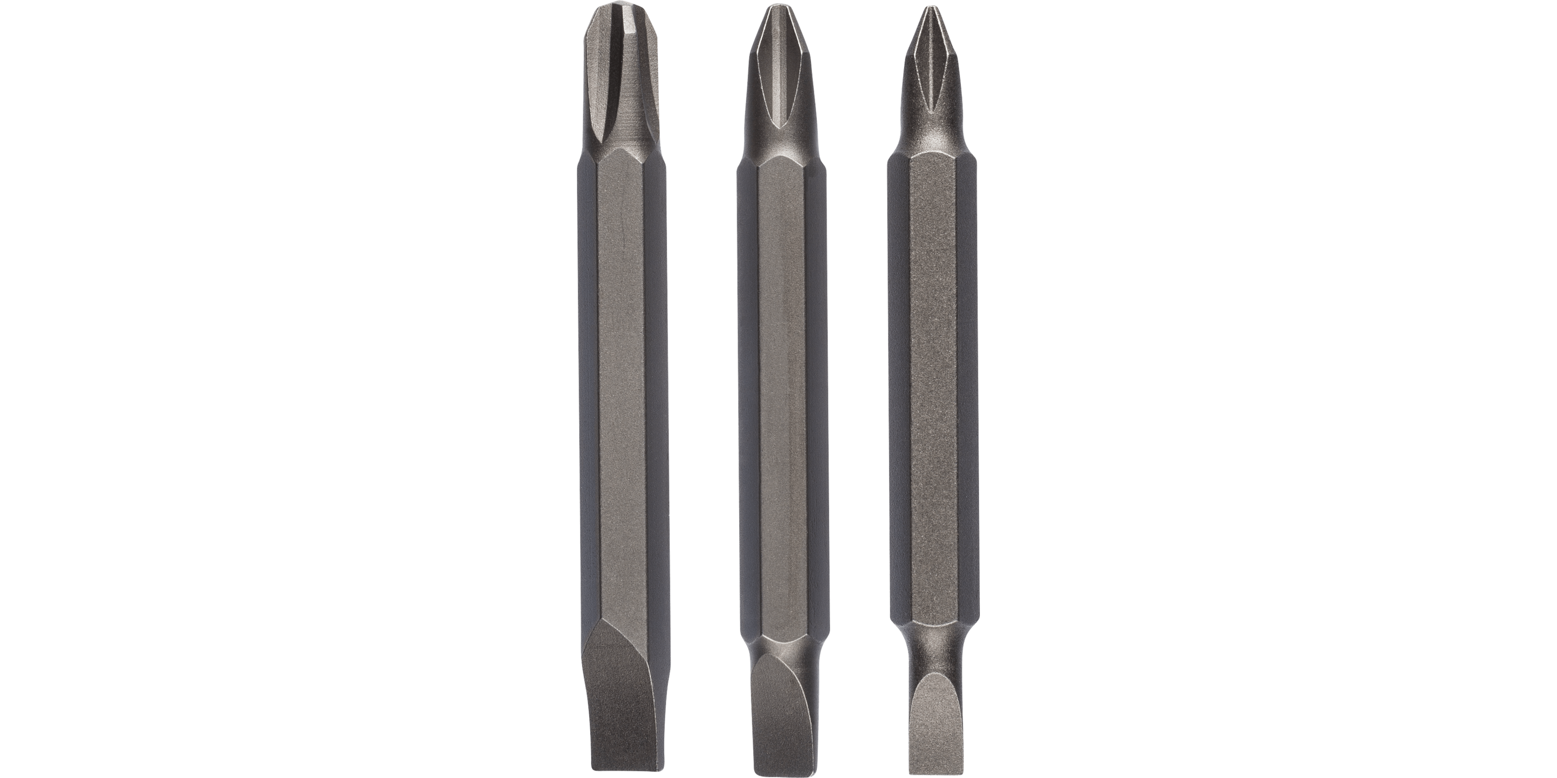 Double Ended Screwdriver Bit Set 3 Pieces (PH, S)