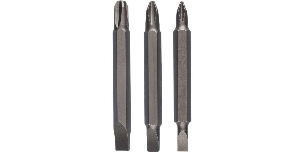Double Ended Screwdriver Bit Set 3 Pieces (PH, S)