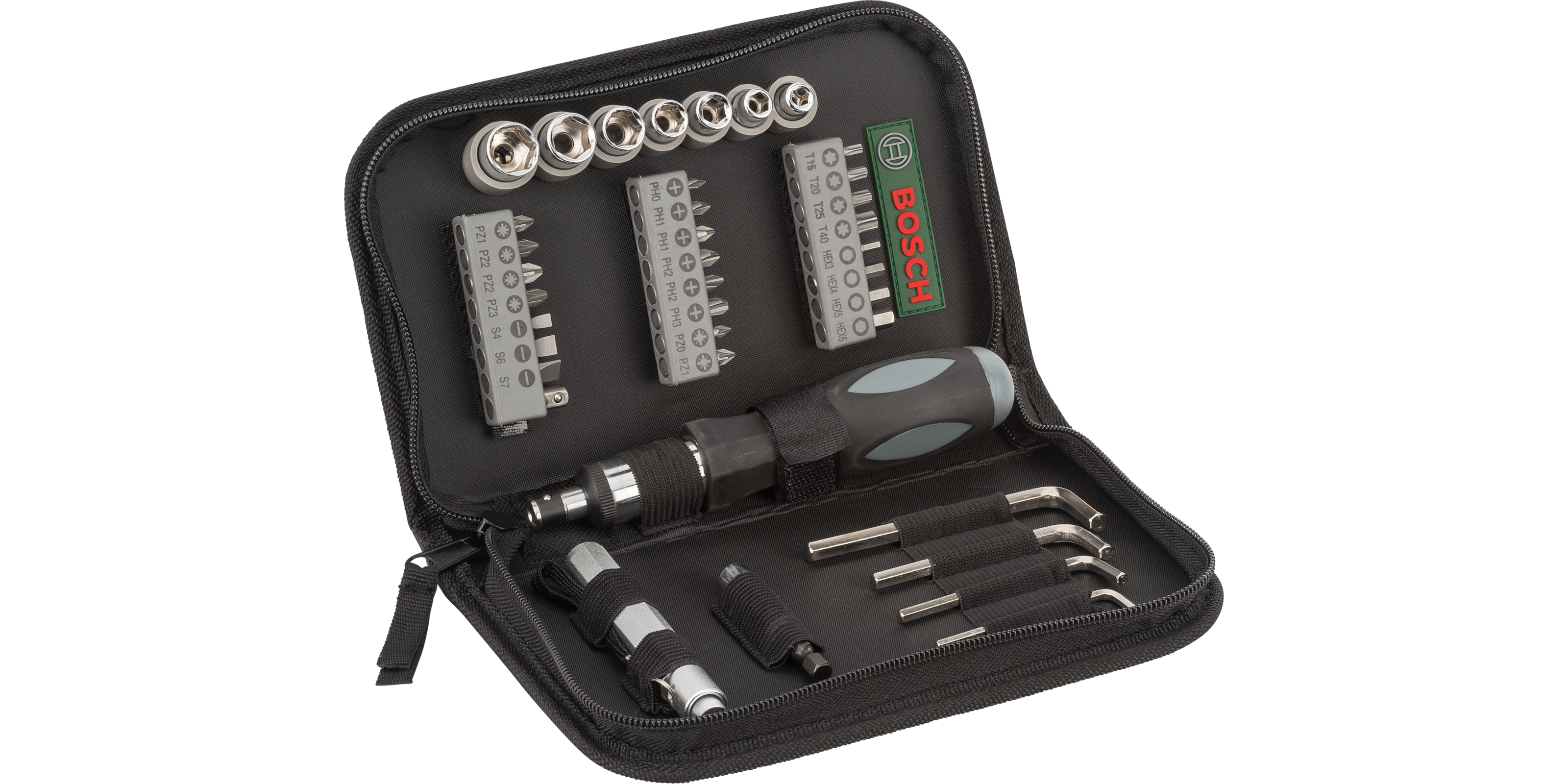 Drill- and Screwdriver Bit Set 38 pieces