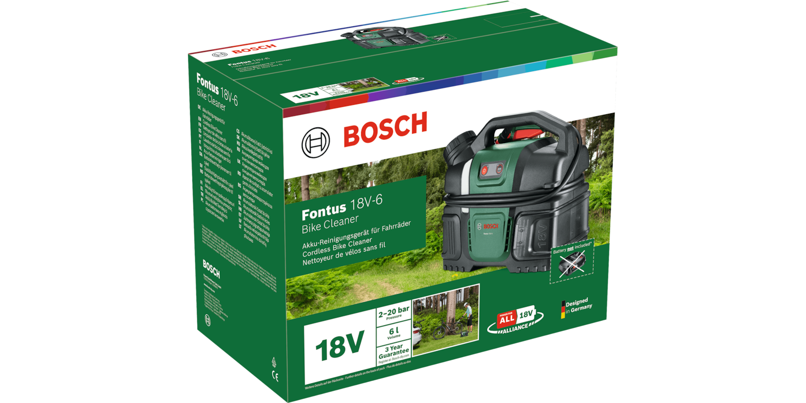 Fontus 18V-6 Bike Cleaner