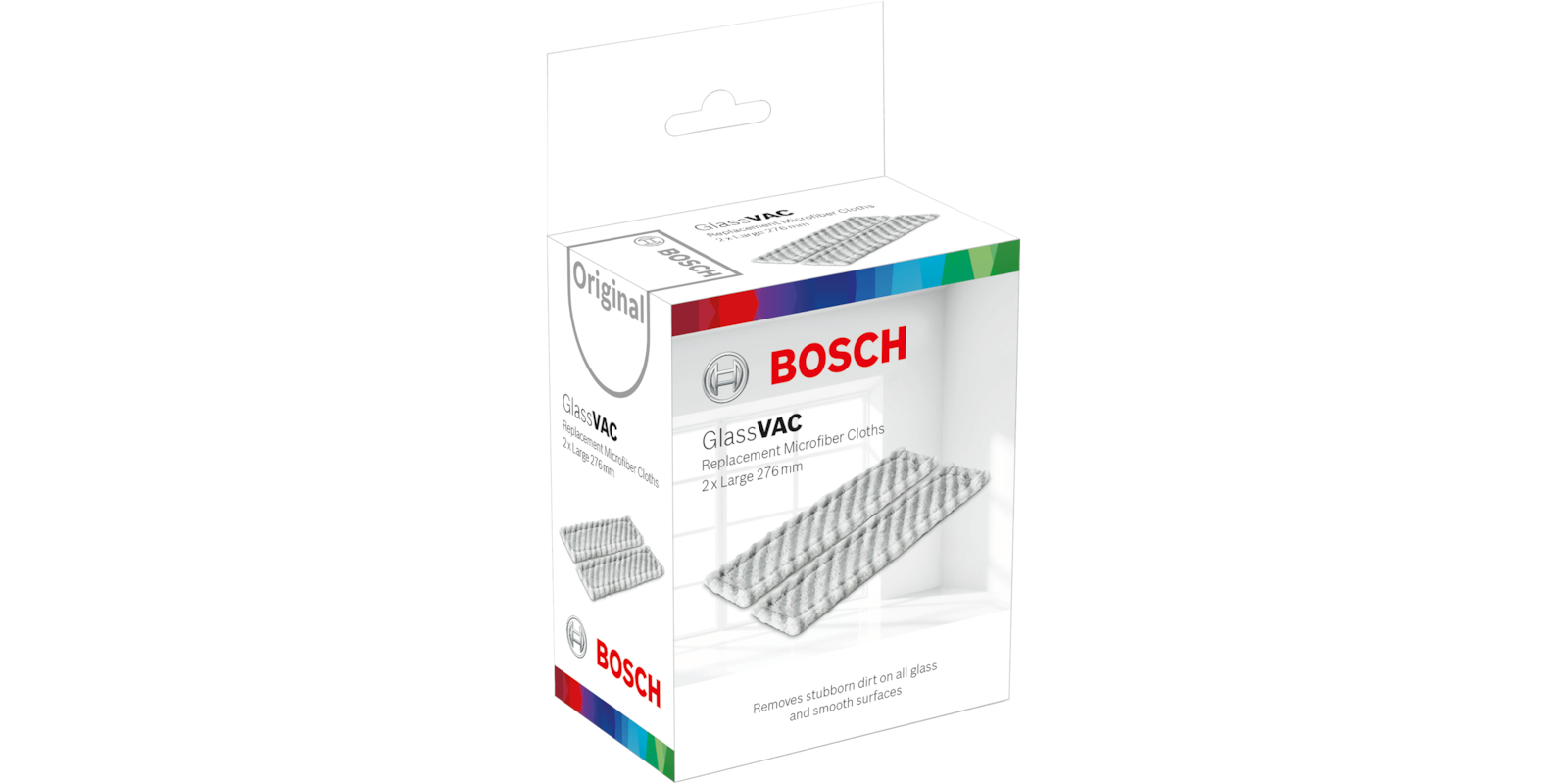 GlassVAC - Long replacement microfibre cloths