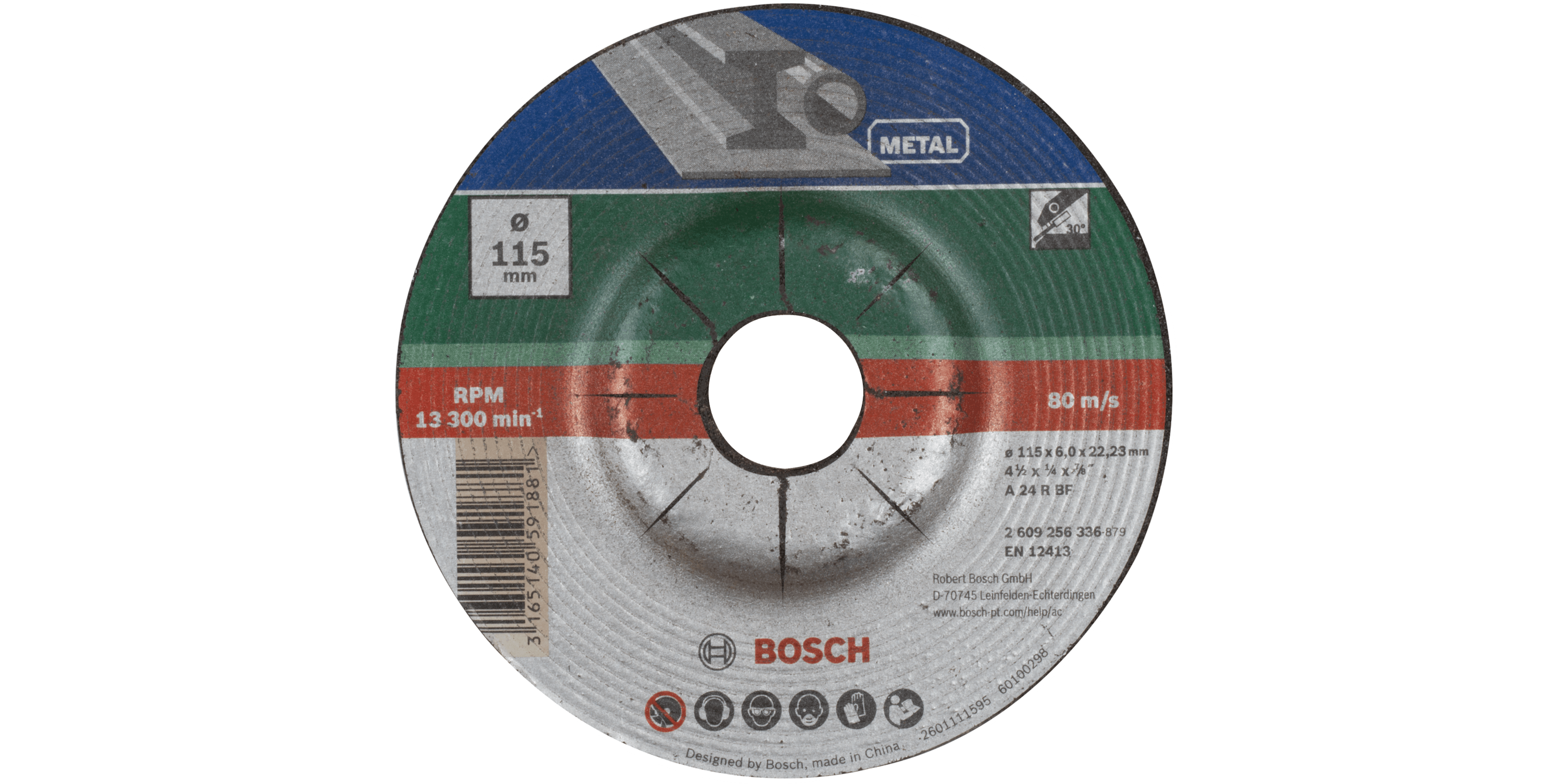 Grinding Disc for Metal Depressed Centre