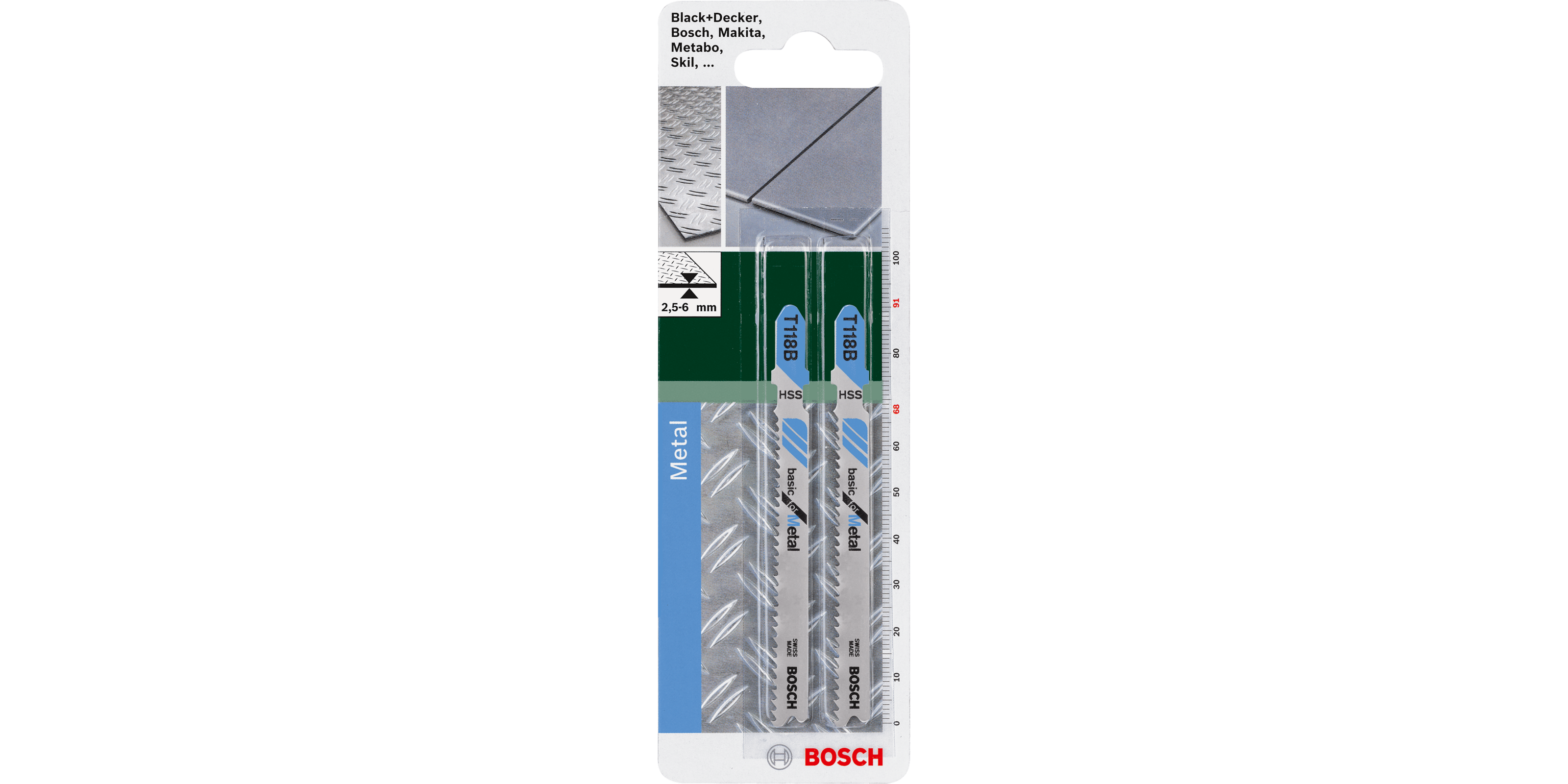 Jigsaw blade HSS, T 118 B