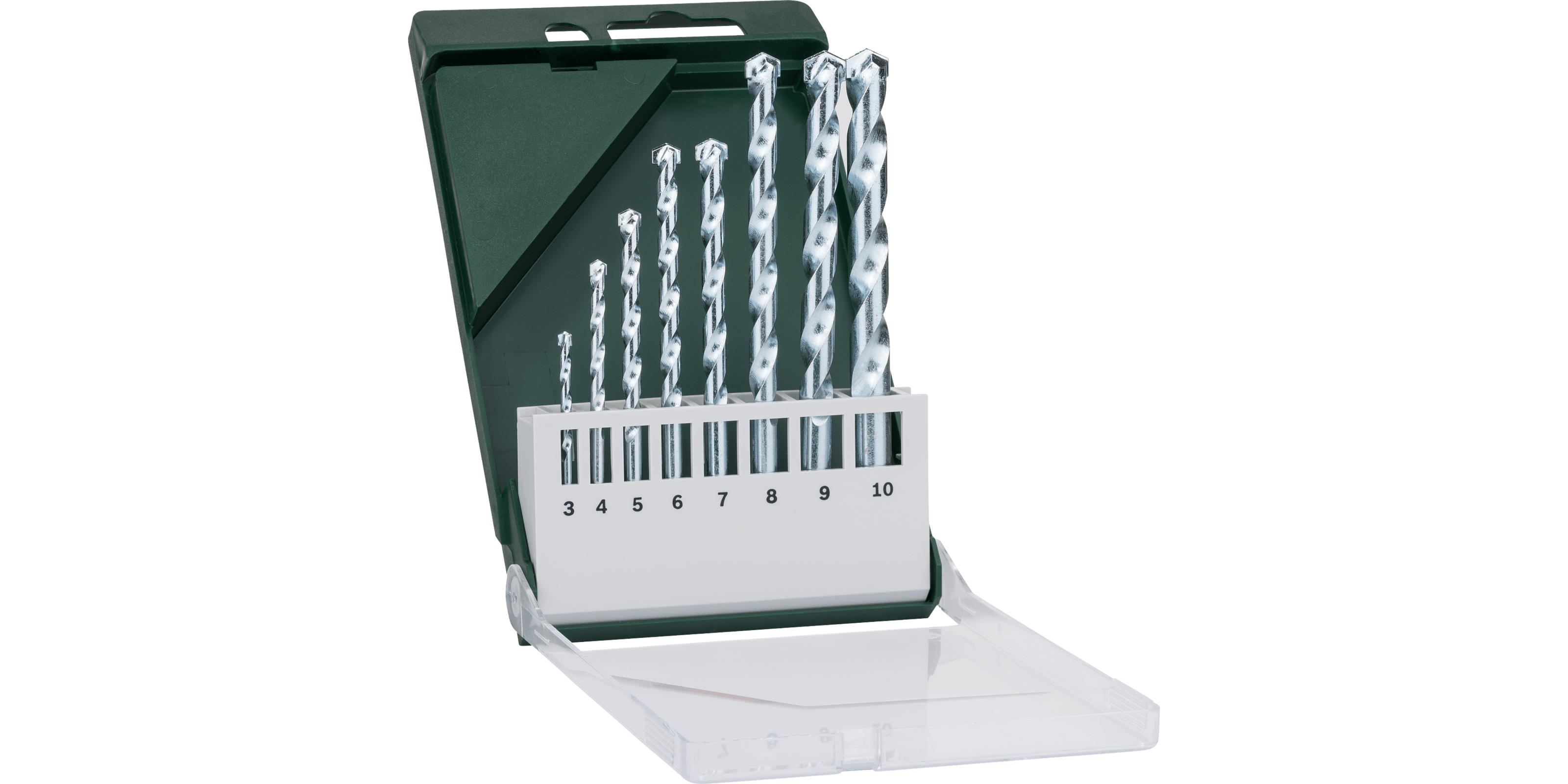 Masonry Drill Bit manufactured to ISO 5468 Set 8 Pieces